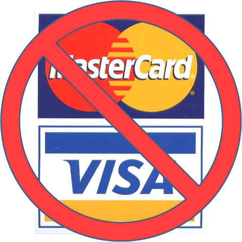 no credit cards